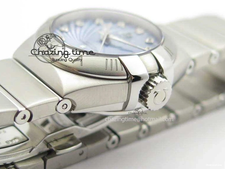 0515 Constellation 28mm V6F Best Edition SS Blue Dial On SS Bracelet A MultiPurpose 8201